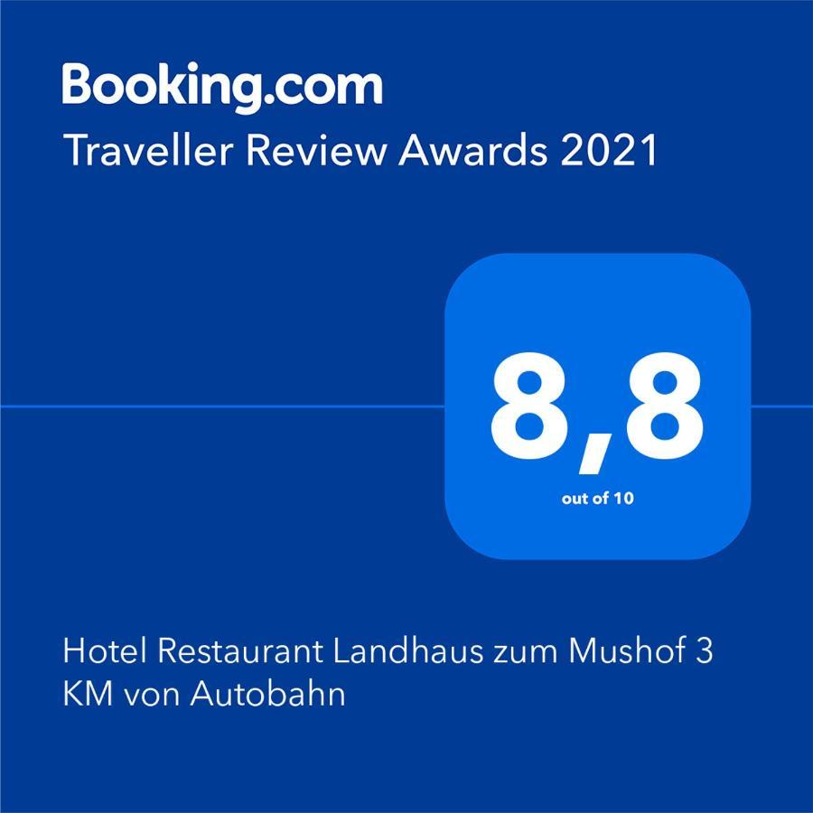 Landhaus Zum Mushof Hotel Wethen Buitenkant foto